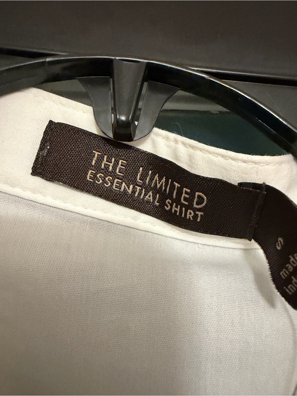 The Limited White Ruffle V-Neck Short Sleeve Blouse - Picture 6 of 6